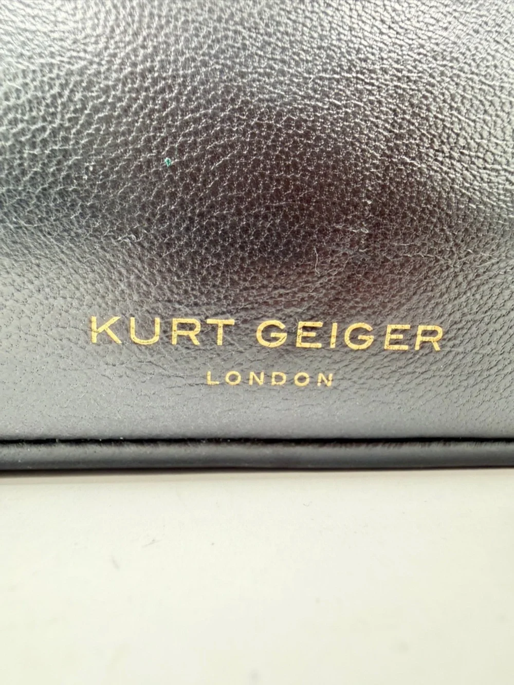Kurt Geiger Quilted Leather Bag Kensington Quilted Crossbody Gold Chain - Picture 7 of 14